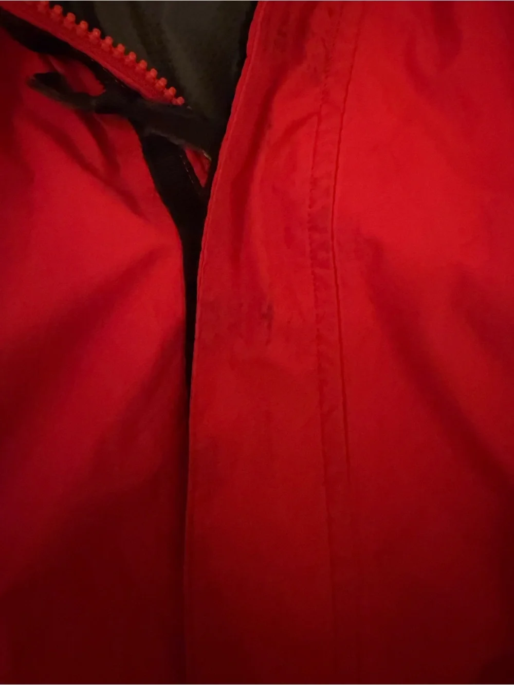 L.L. Bean Red and Black Outdoor GORETEX Jacket